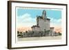 Hotel San Luis, Galveston Beach, Texas-null-Framed Art Print