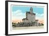 Hotel San Luis, Galveston Beach, Texas-null-Framed Art Print