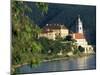 Hotel Schloss along Danube River, Durnstein, Austria-David Herbig-Mounted Photographic Print