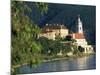 Hotel Schloss along Danube River, Durnstein, Austria-David Herbig-Mounted Photographic Print