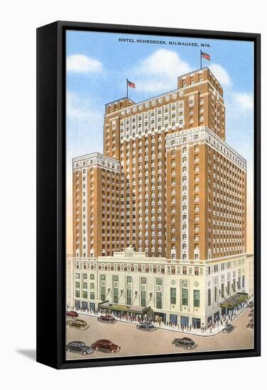 Hotel Schroeder, Milwaukee, Wisconsin-null-Framed Stretched Canvas