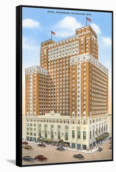 Hotel Schroeder, Milwaukee, Wisconsin-null-Framed Stretched Canvas