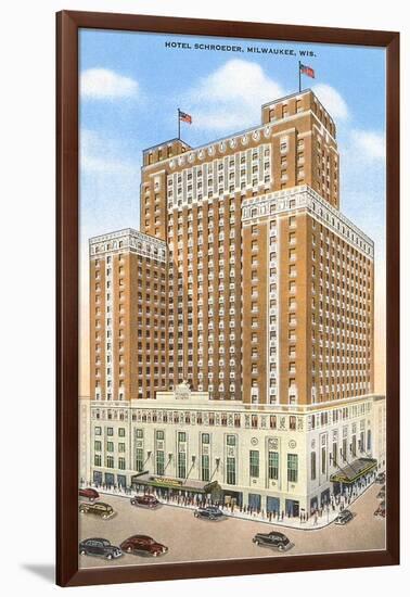 Hotel Schroeder, Milwaukee, Wisconsin-null-Framed Art Print