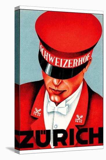 Hotel Schweizerhof Zurich Switzerland?-Vintage Lavoie-Stretched Canvas