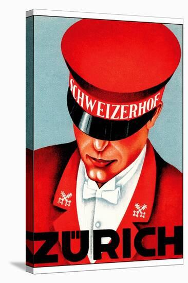 Hotel Schweizerhof Zurich Switzerland?-Vintage Lavoie-Stretched Canvas