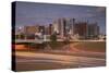 Hotel Sector, Dusk, Brasilia, Federal District, Brazil, South America-Ian Trower-Stretched Canvas