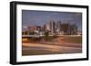 Hotel Sector, Dusk, Brasilia, Federal District, Brazil, South America-Ian Trower-Framed Photographic Print