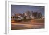 Hotel Sector, Dusk, Brasilia, Federal District, Brazil, South America-Ian Trower-Framed Photographic Print