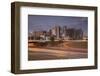 Hotel Sector, Dusk, Brasilia, Federal District, Brazil, South America-Ian Trower-Framed Photographic Print