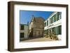 Hotel Senechal on Rue Gambetta in the island's principal western town. Ars en Re, Ile de Re, Charen-Robert Francis-Framed Photographic Print