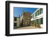 Hotel Senechal on Rue Gambetta in the island's principal western town. Ars en Re, Ile de Re, Charen-Robert Francis-Framed Photographic Print