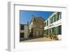 Hotel Senechal on Rue Gambetta in the island's principal western town. Ars en Re, Ile de Re, Charen-Robert Francis-Framed Photographic Print