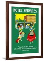 Hotel Services-Wilbur Pierce-Framed Art Print