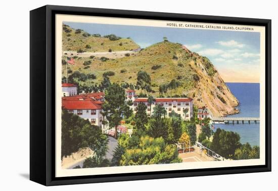 Hotel St. Catherine, Catalina, California-null-Framed Stretched Canvas