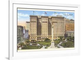 Hotel St. Francis, Union Square, San Francisco, California-null-Framed Premium Giclee Print