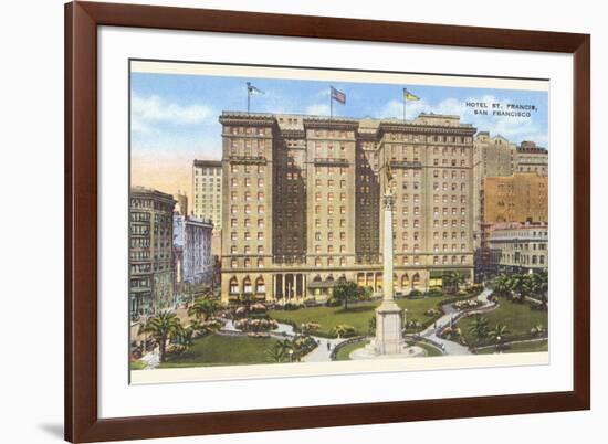 Hotel St. Francis, Union Square, San Francisco, California-null-Framed Premium Giclee Print