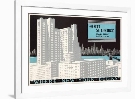 Hotel St. George, Brooklyn-null-Framed Art Print