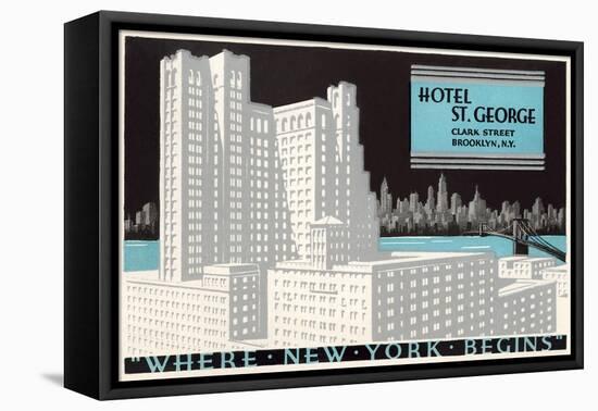 Hotel St. George, Brooklyn-null-Framed Stretched Canvas