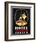 Hotel St. Gotthard Zurich Poster-Otto Baumberger-Framed Giclee Print