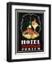 Hotel St. Gotthard Zurich Poster-Otto Baumberger-Framed Giclee Print