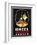 Hotel St. Gotthard Zurich Poster-Otto Baumberger-Framed Giclee Print