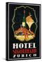 Hotel St. Gotthard Zurich Poster-Otto Baumberger-Stretched Canvas