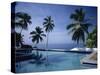 Hotel Swimming Pool, Kovalam, Kerala State, India-Strachan James-Stretched Canvas