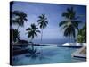 Hotel Swimming Pool, Kovalam, Kerala State, India-Strachan James-Stretched Canvas