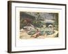 Hotel Swimming Pool, Palm Springs, California-null-Framed Art Print