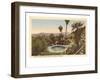 Hotel Swimming Pool, Palm Springs, California-null-Framed Art Print