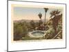 Hotel Swimming Pool, Palm Springs, California-null-Mounted Art Print