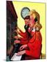 "Hotel Switchboard Operators," June 21, 1941-Albert W. Hampson-Mounted Giclee Print