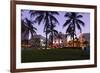 Hotel 'The Carlyle' at Dusk, Ocean Drive, Miami South Beach, Art Deco District, Florida, Usa-Axel Schmies-Framed Photographic Print