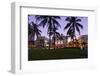 Hotel 'The Carlyle' at Dusk, Ocean Drive, Miami South Beach, Art Deco District, Florida, Usa-Axel Schmies-Framed Photographic Print