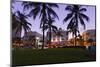 Hotel 'The Carlyle' at Dusk, Ocean Drive, Miami South Beach, Art Deco District, Florida, Usa-Axel Schmies-Mounted Photographic Print