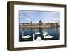 Hotel the Dieu on the Rhone River, Lyon, Rhone-Alpes, France, Europe-Oliviero-Framed Photographic Print