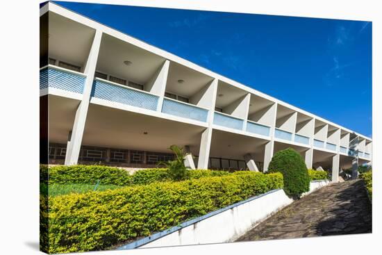 Hotel Tijuco Conceived by the Famous Architect Oscar Niemeyer-Gabrielle and Michael Therin-Weise-Stretched Canvas