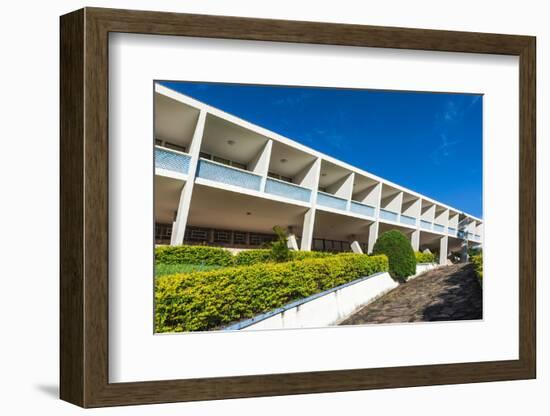 Hotel Tijuco Conceived by the Famous Architect Oscar Niemeyer-Gabrielle and Michael Therin-Weise-Framed Photographic Print