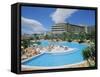 Hotel Torviscas Playa, Playa De Las Americas, Tenerife, Canary Islands, Spain-Hans Peter Merten-Framed Stretched Canvas