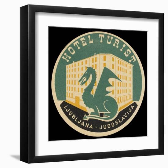 Hotel Turist, Ljubljana (Slovenia)-null-Framed Art Print