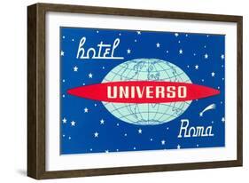 Hotel Universo, Roma-null-Framed Art Print