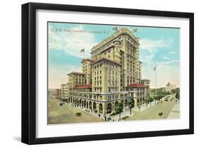 Hotel Vancouver, British Columbia-null-Framed Art Print