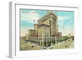 Hotel Vancouver, British Columbia-null-Framed Art Print