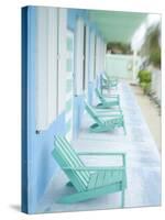 Hotel Verandah, Caye Caulker, Belize-Russell Young-Stretched Canvas