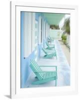 Hotel Verandah, Caye Caulker, Belize-Russell Young-Framed Photographic Print
