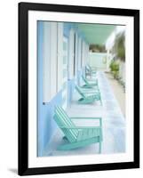 Hotel Verandah, Caye Caulker, Belize-Russell Young-Framed Photographic Print