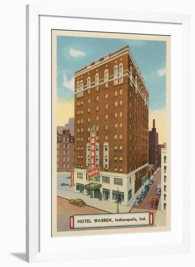 Hotel Warren, Indianapolis, Indiana-null-Framed Art Print