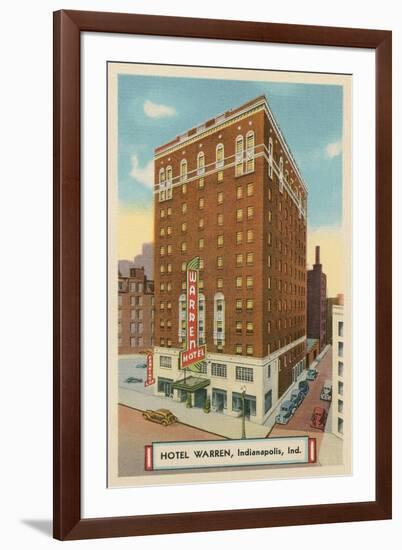 Hotel Warren, Indianapolis, Indiana-null-Framed Art Print