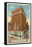 Hotel Warren, Indianapolis, Indiana-null-Framed Stretched Canvas