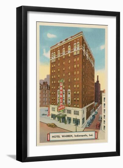 Hotel Warren, Indianapolis, Indiana-null-Framed Art Print